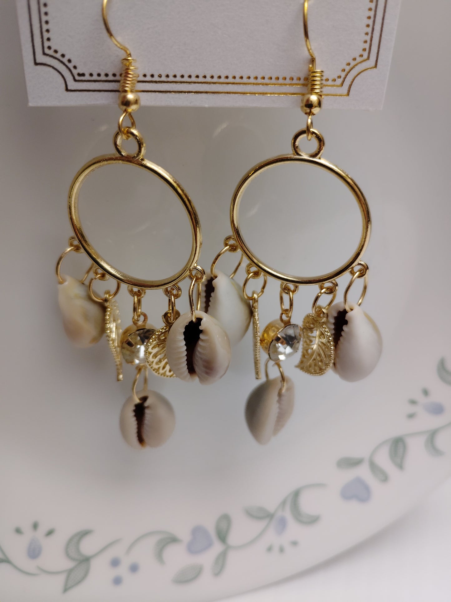 Synthetic Shell Earrings