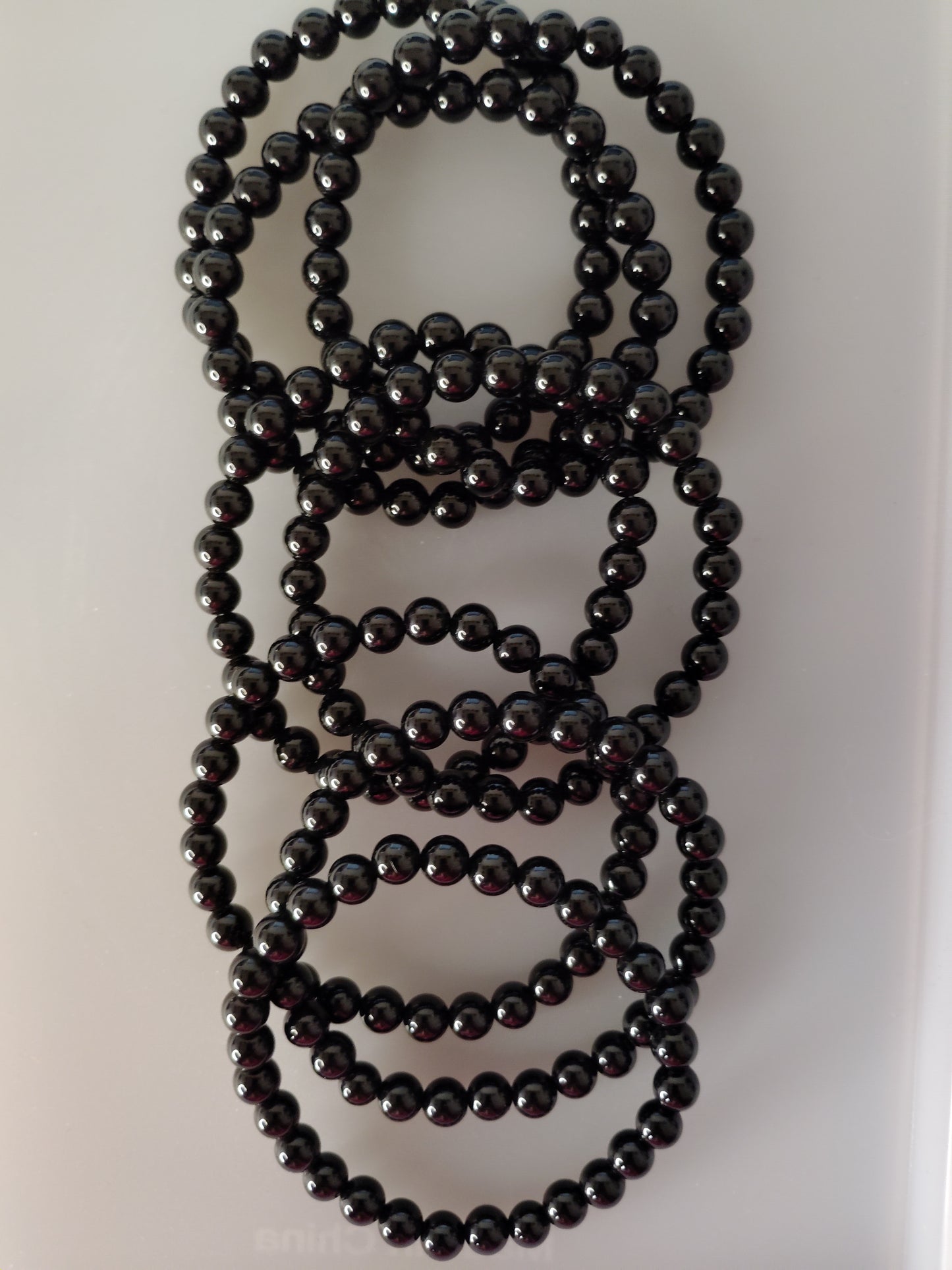 Black Obsidian 6 mm Bracelets