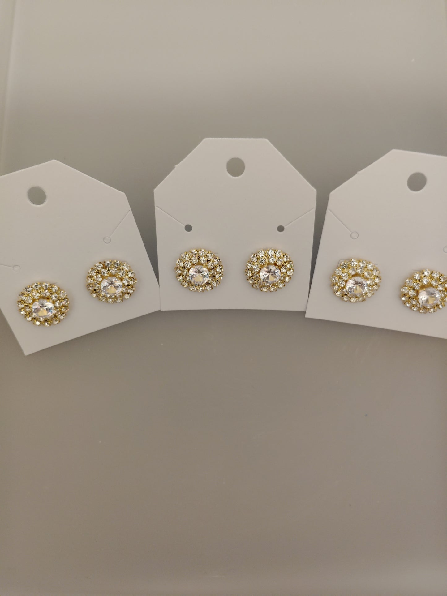 Round Cubic Zirconia Earrings