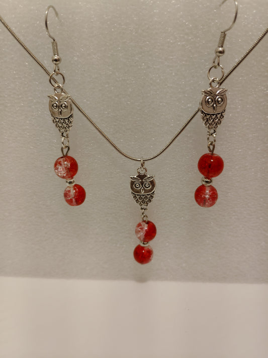 Owls Necklace Set