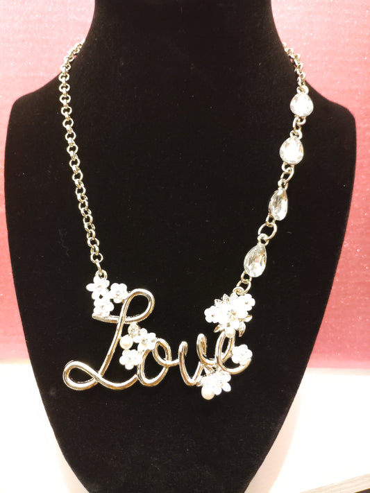 Silver Love Necklace
