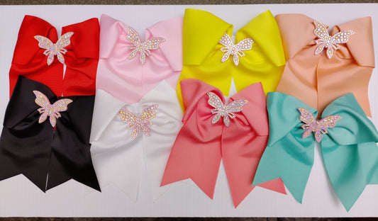 Butterfly Multicolor Hair Bows