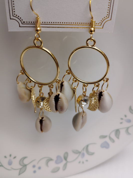 Synthetic Shell Earrings