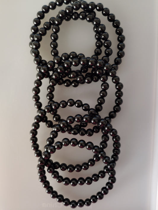 Black Obsidian 6 mm Bracelets
