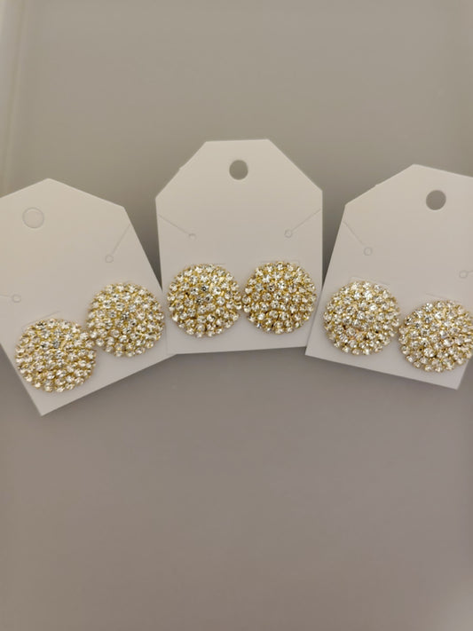 Round Cubic Zirconia Earrings