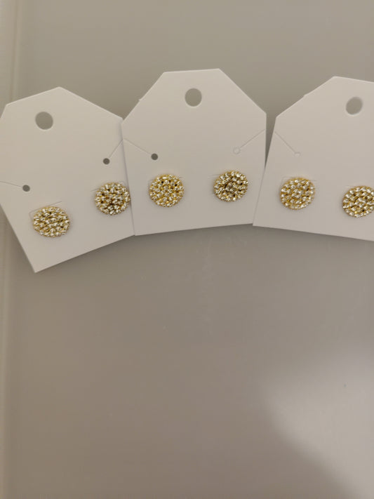 Round Cubic Zirconia Earrings
